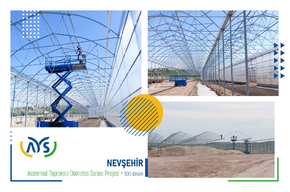  Our Geothermal Soilless Tomato Greenhouse Project, which is being built on 100 acres of land in Nevsehir, continues...